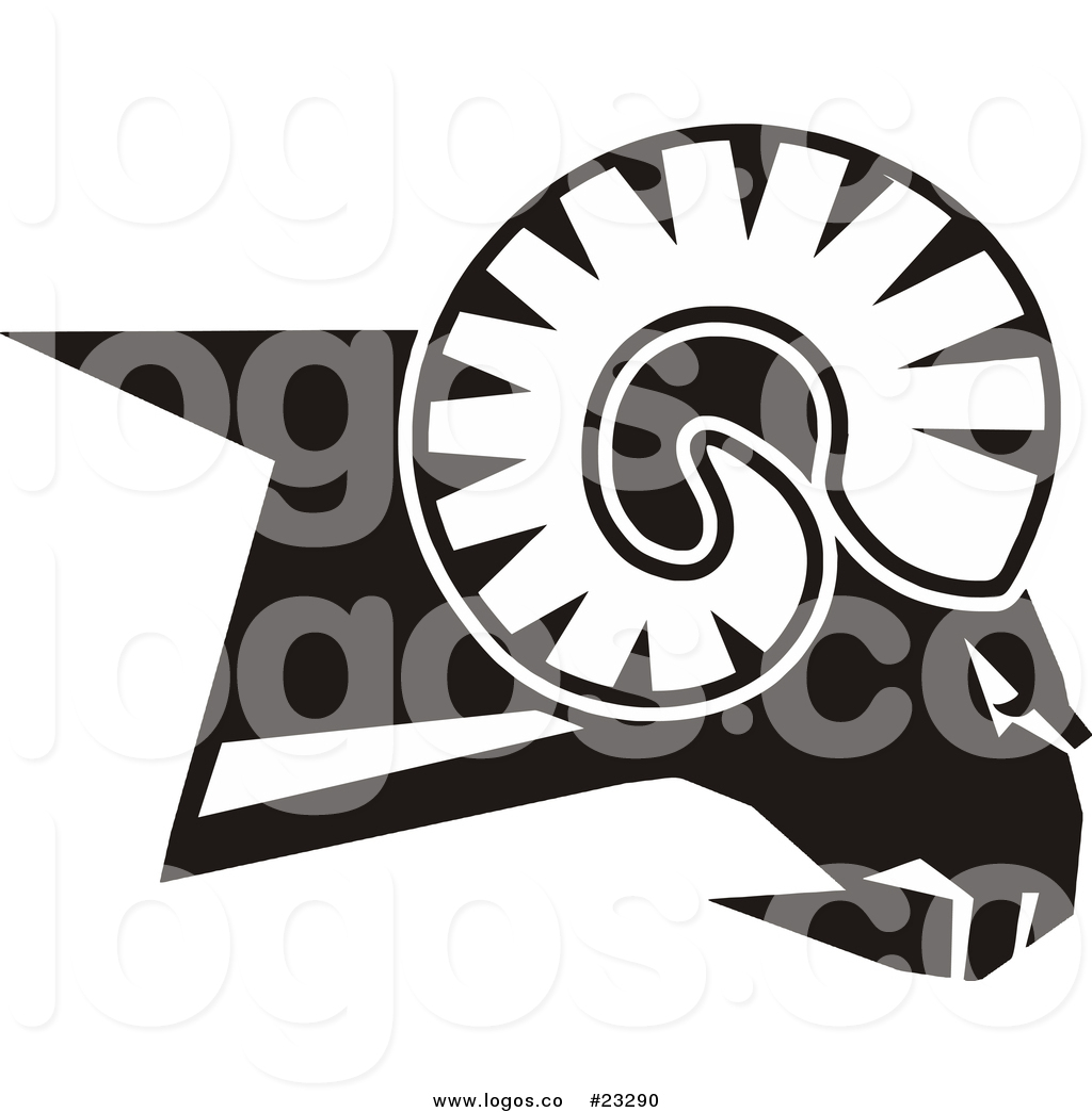 1024x1044 Vector Logo Of A Black And White Rams Head