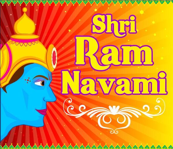 600x518 Shri Ram Navami Vector Background Free Download