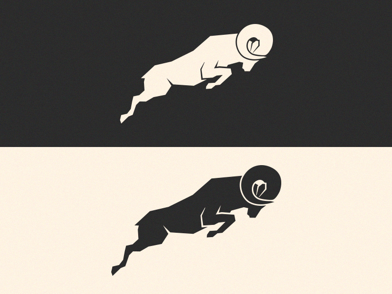 800x600 Unused Geometric Ram Logo