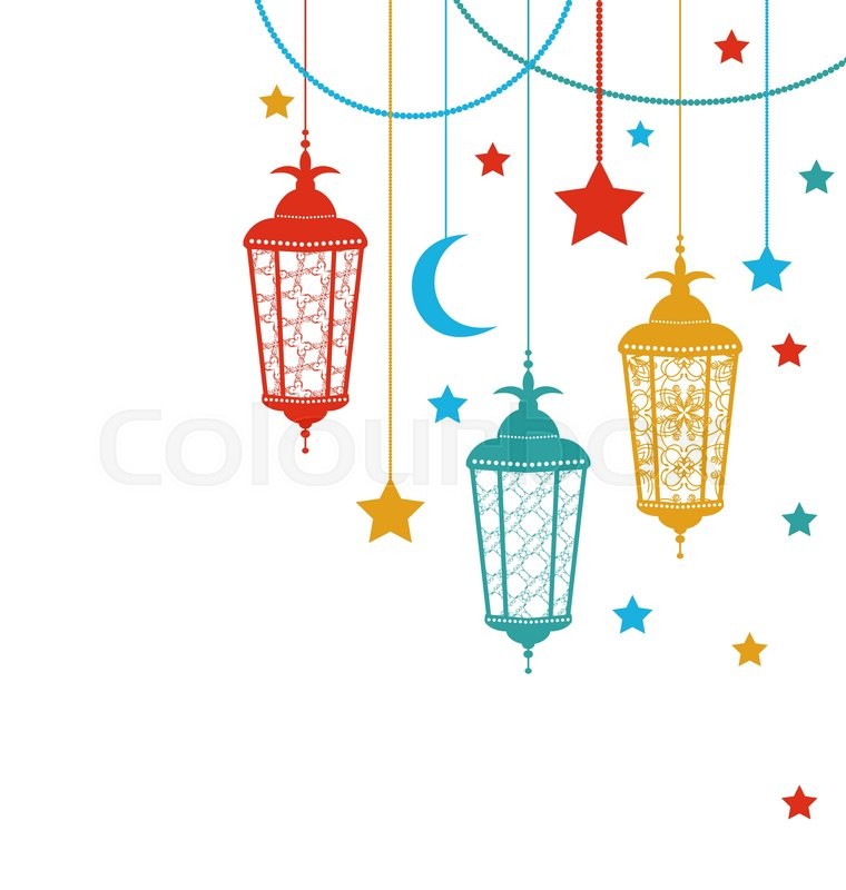 760x800 Illustration Ramadan Kareem Background Stock Vector Colourbox