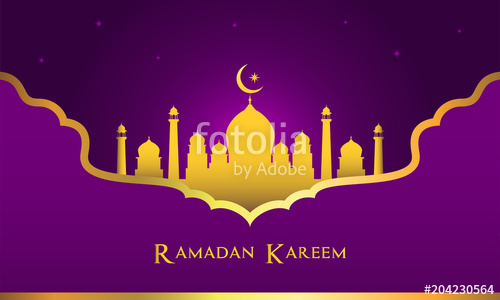 Ramadan Kareem Vector Illustration Beautiful Golden Mosque 500x300 Ramadan Kareem Vector Illustration Beautiful Golden Mosque