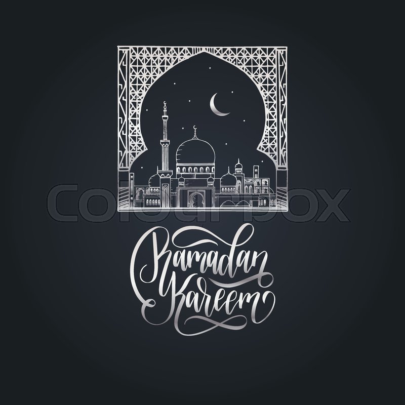 Ramadan Kareem Calligraphy Vector Stock Vector Colourbox 800x800 Ramadan Kareem Calligraphy Vector Stock Vector Colourbox