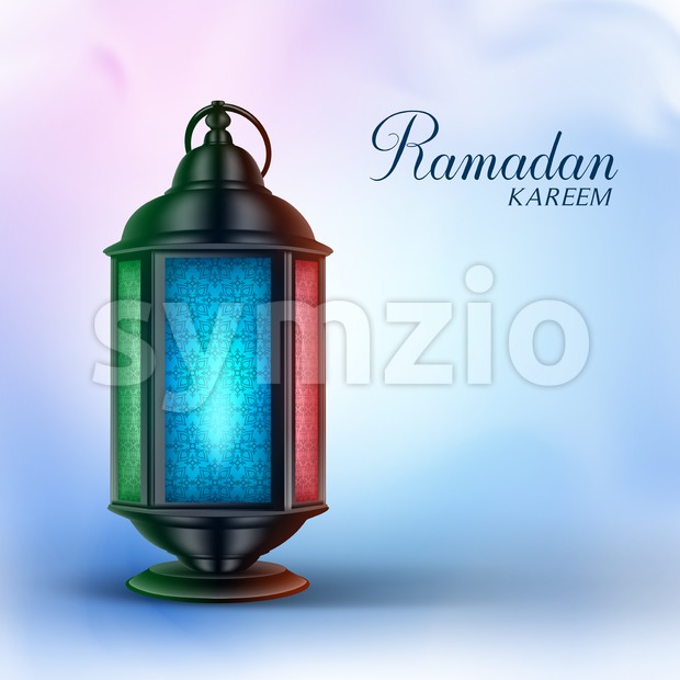 620x620 Ramadan Vector Lantern Or Fanous With Greetings Vector