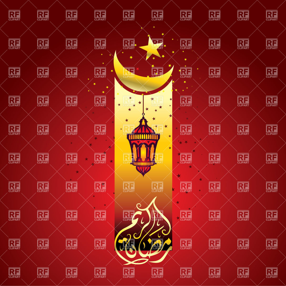 1200x1200 Ramadan Greeting Card With Fanoos