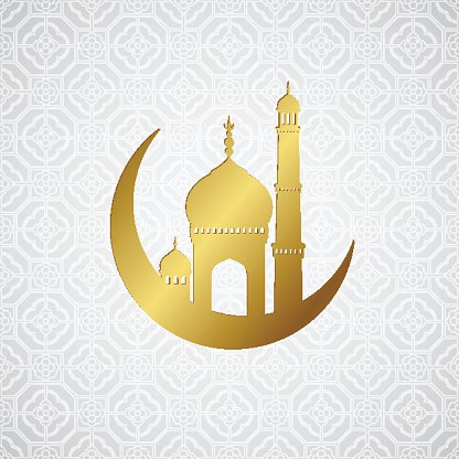 416x416 Ramadan Greetings Card Vector Illustration Premium Clipart