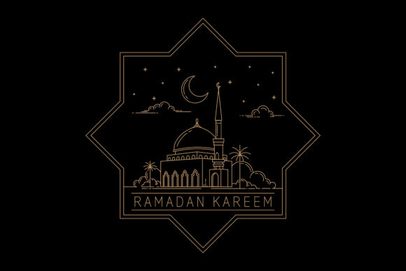 Ramadan Kareem Vector Design Graphic 580x387 Ramadan Kareem Vector Design Graphic