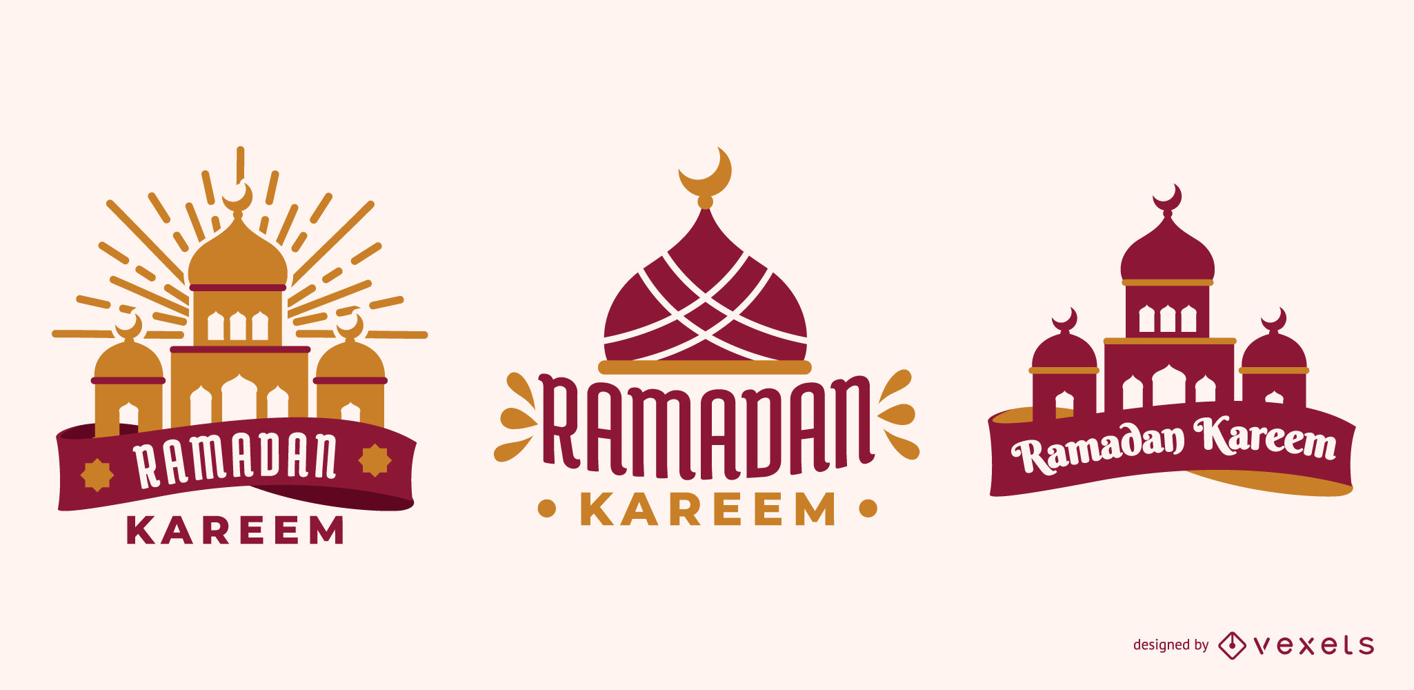Ramadan Kareem Vector Set 2050x1000 Ramadan Kareem Vector Set