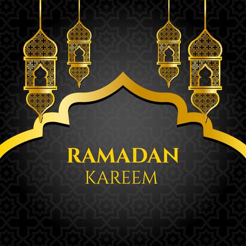 Gold Ramadan Kareem Vector 490x490 Gold Ramadan Kareem Vector