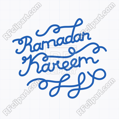 Handwritten Congratulation On Ramadan Kareem Vector Image 400x400 Handwritten Congratulation On Ramadan Kareem Vector Image