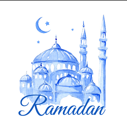Watercolor Drawing Ramadan Kareem Vector Background Free Download 440x446 Watercolor Drawing Ramadan Kareem Vector Background Free Download