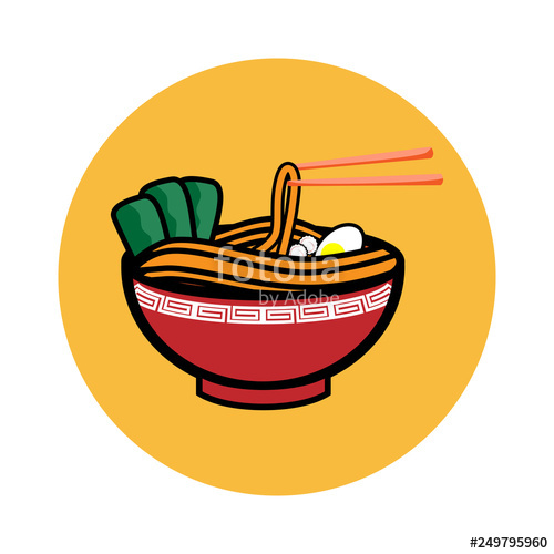 500x500 Ramen Vector Illustration Stock Image And Royalty Free Vector