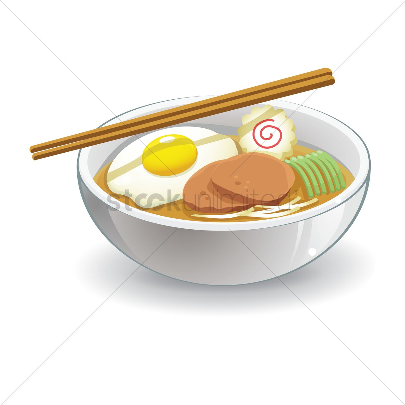 1300x1300 Ramen Noodles Vector Image