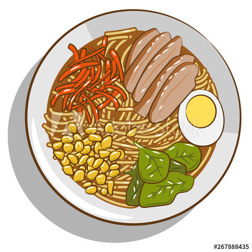 500x500 Ramen Vector Clipart