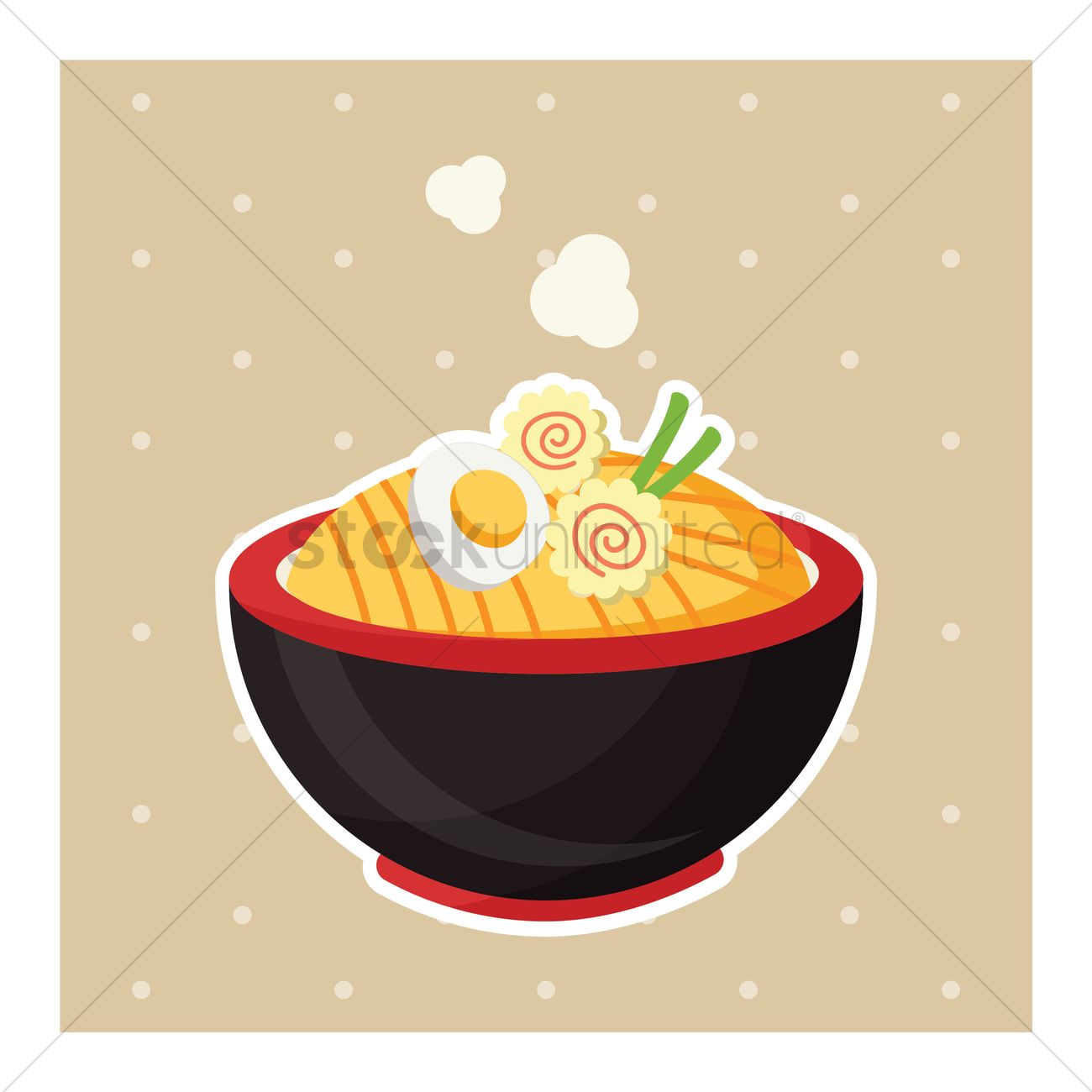 1300x1300 Free Ramen Vector Image