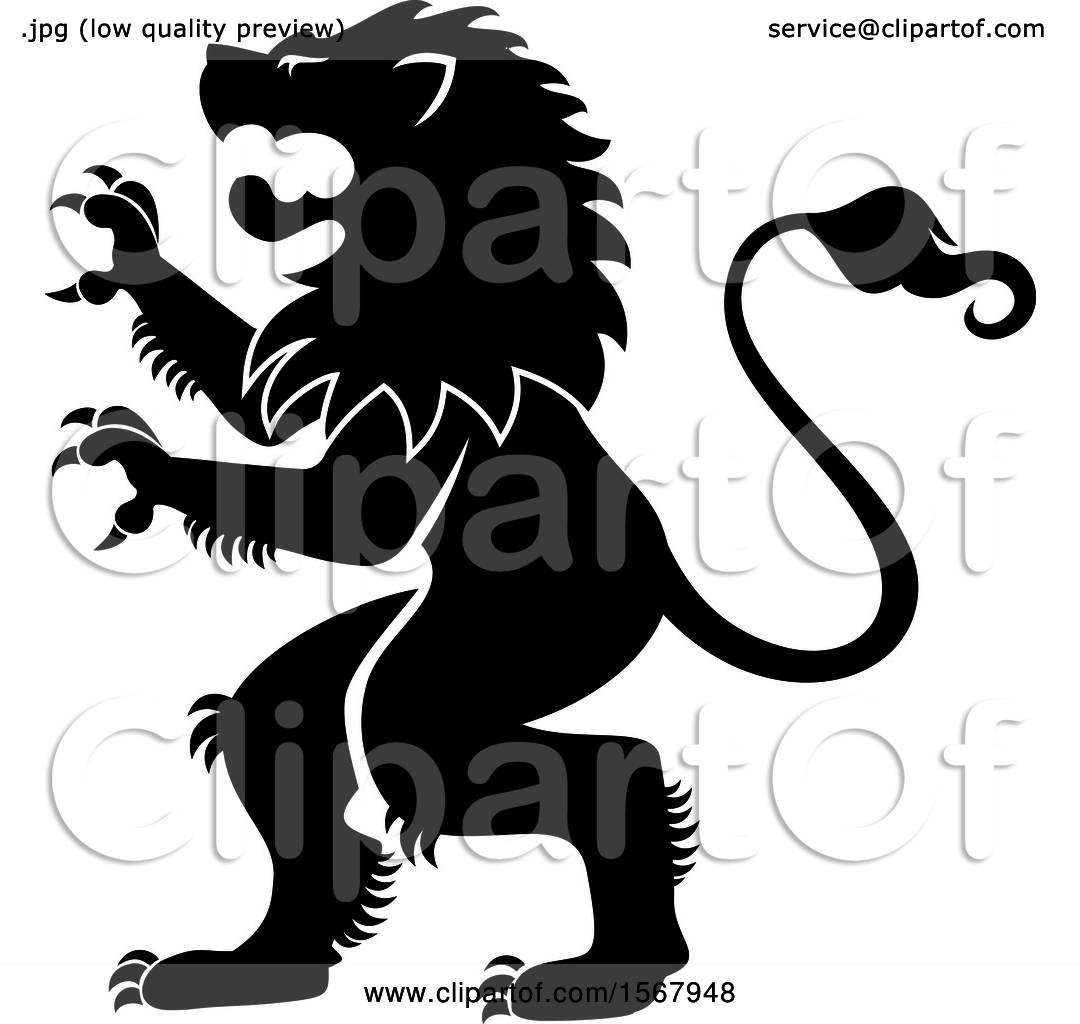 Rampant Lion Vector