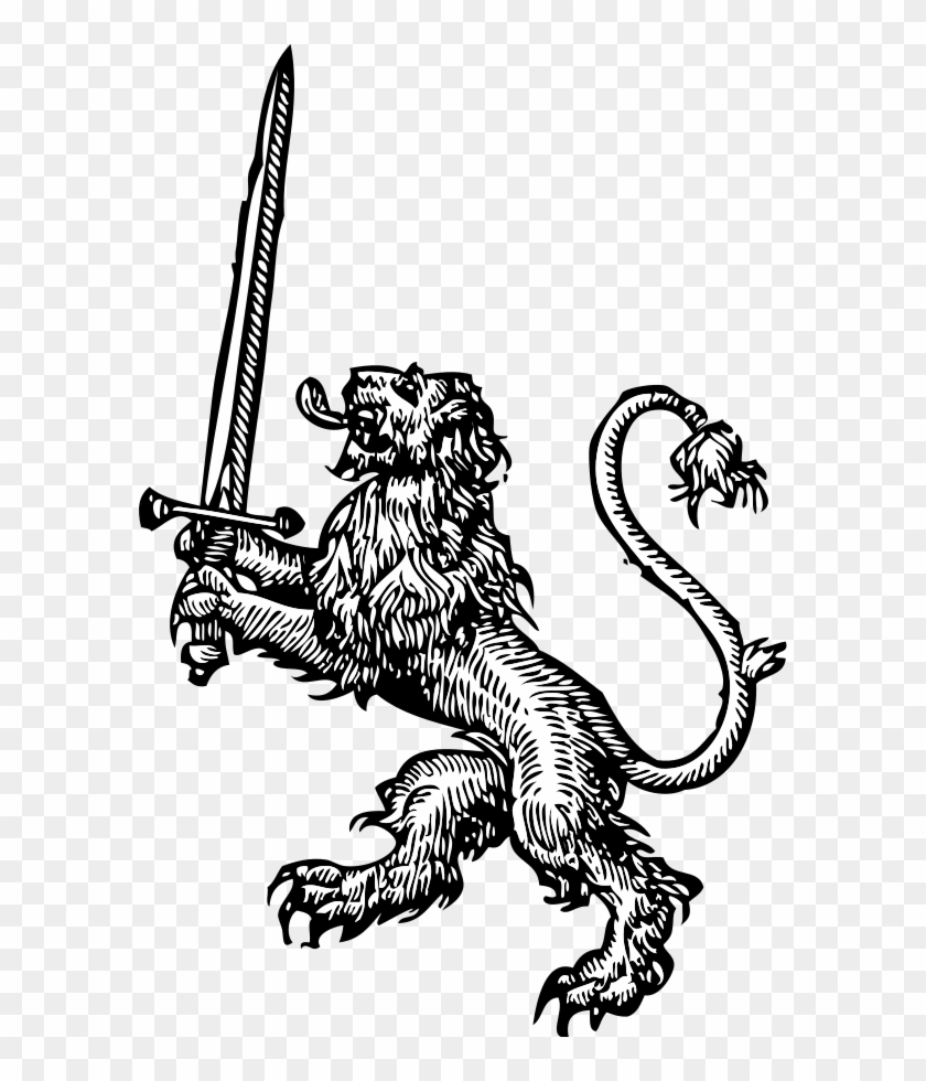 840x980 How To Set Use Lion With Sword Vector