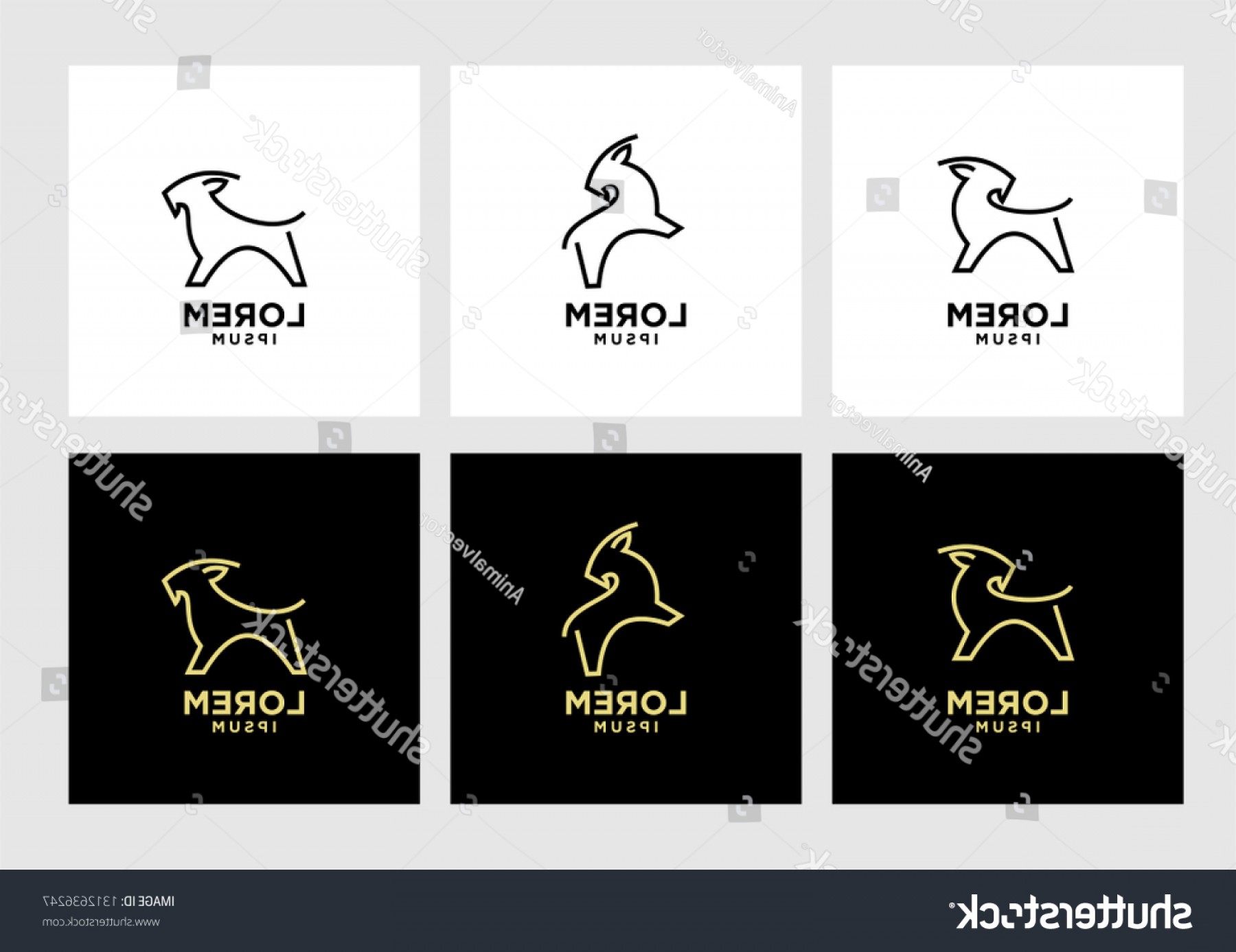 Set Goat Sheep Rams Line Logo Handandbeak 1800x1387 Set Goat Sheep Rams Line Logo Handandbeak
