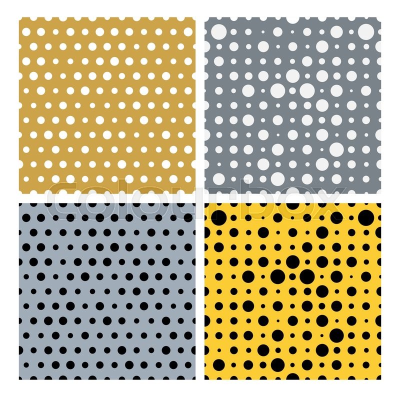 800x800 Gold And Silver Dots Vector Seamless Stock Vector Colourbox