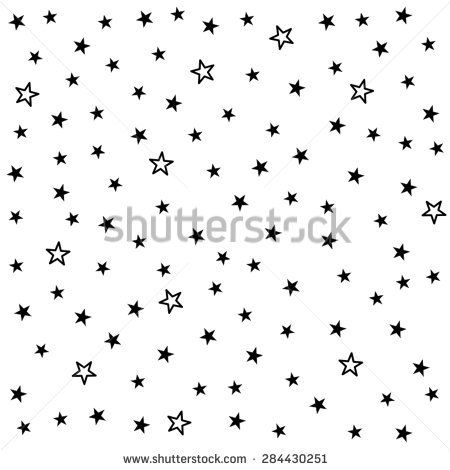 450x470 Random Pattern Of Black Stars On White Background Trendy Star