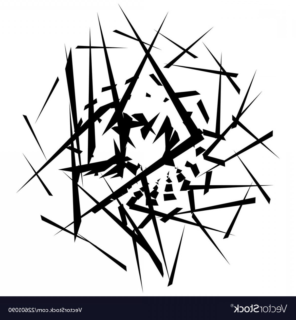 1200x1296 Abstract Monochrome Graphic With Scattered Random Vector Soidergi