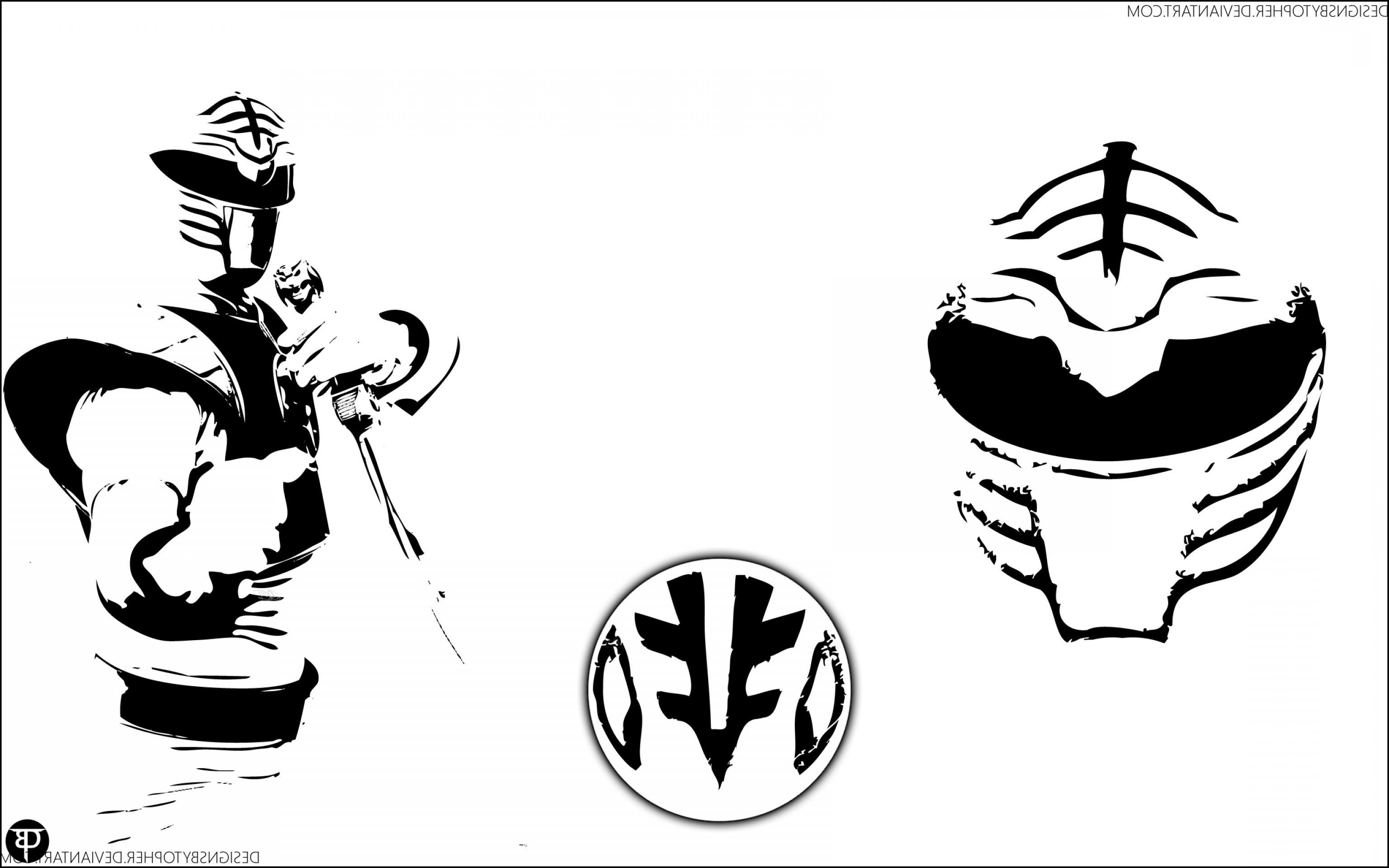 3072x1920 Power Rangers Logo Vector Geekchicpro