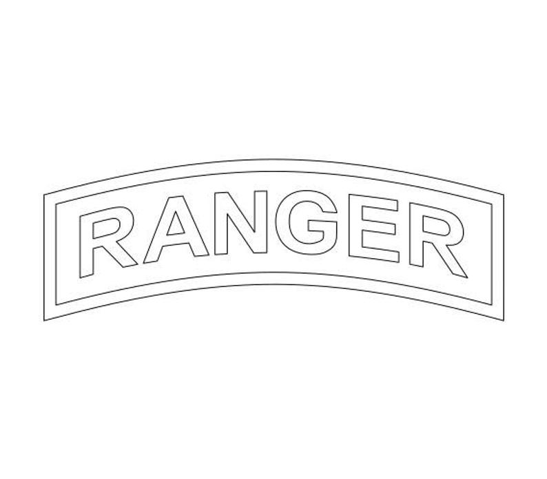 794x696 Us Army Ranger Tab Vector Dxf Crv Etsy