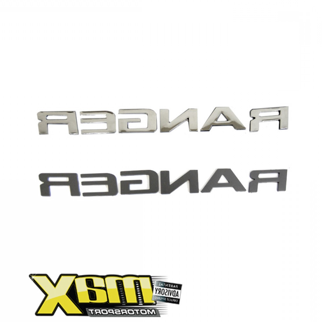 1104x1104 Universal Ranger Logo Sticker Badge Black Chrome Soidergi