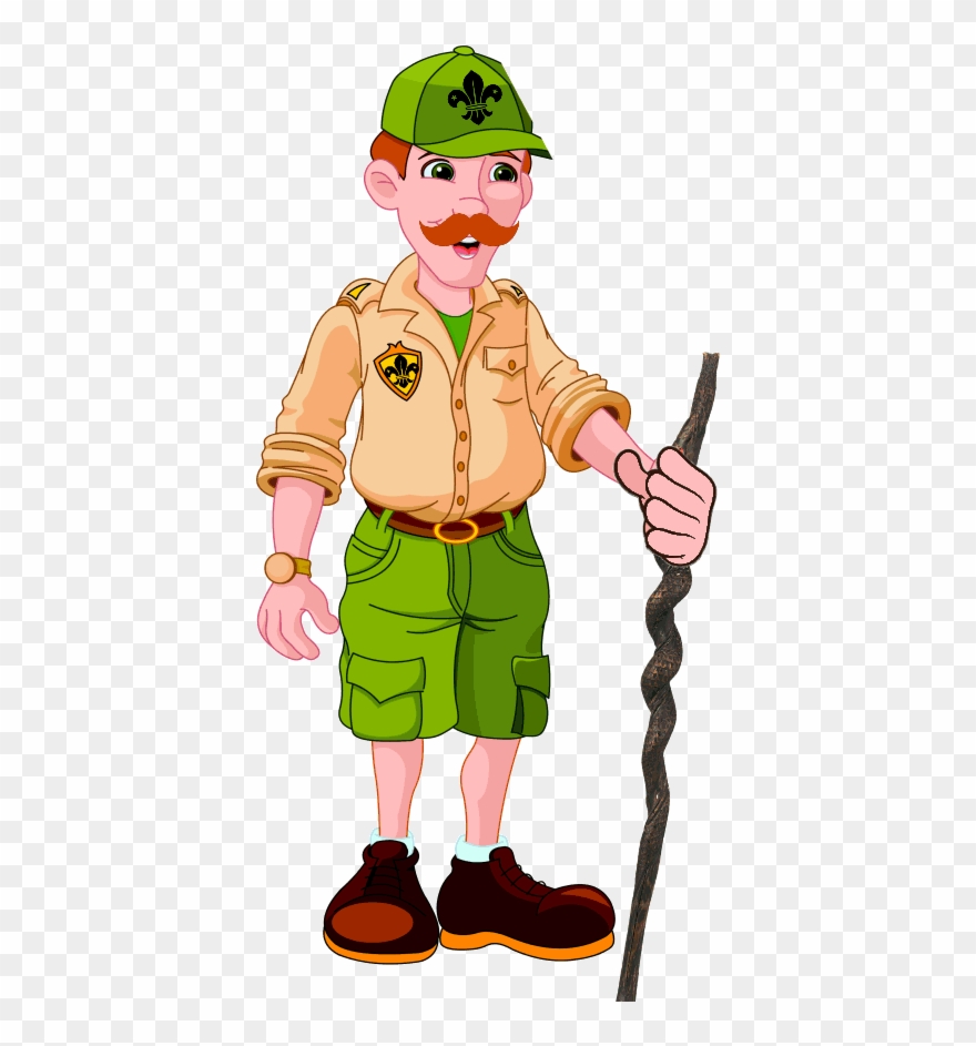 880x943 Forest Ranger Vector Clipart
