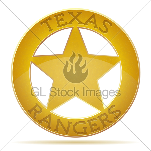 500x500 Star Texas Ranger Vector Illustration Gl Stock Images