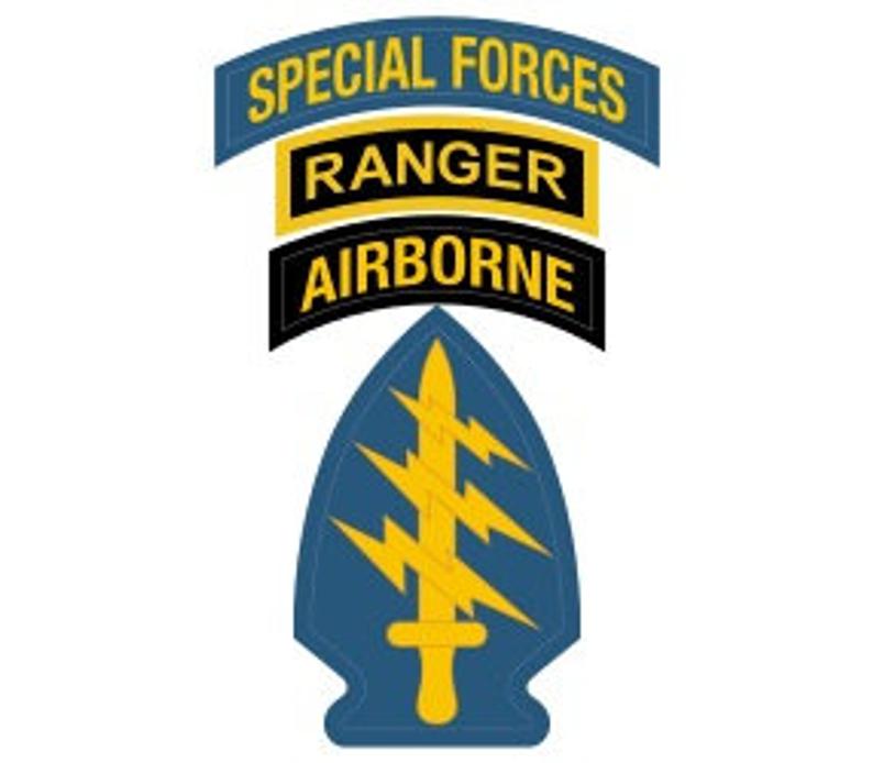 794x694 Us Army Special Forces Patch With Sf And Ranger Tabs Vector Etsy