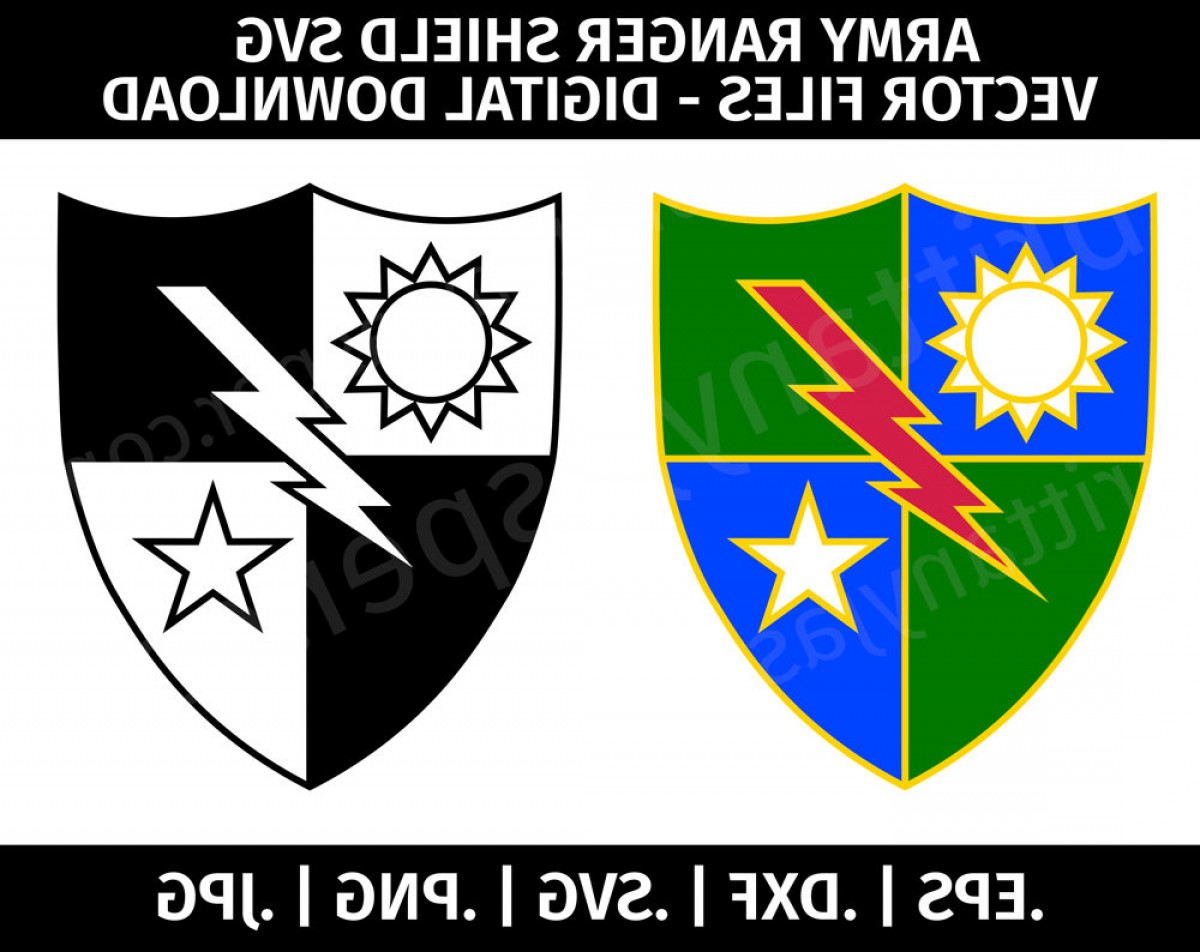 1200x952 Army Ranger Shield Vector Clip Art Catchsplace