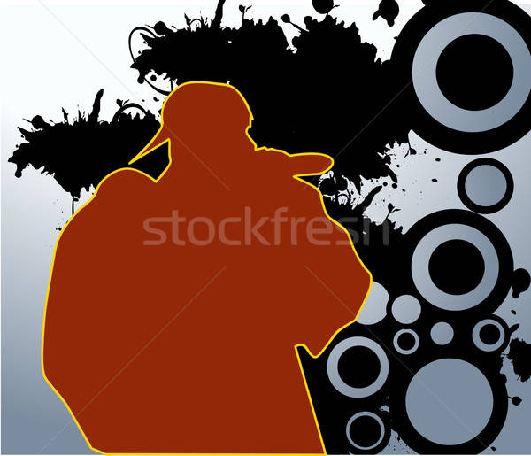 Rapper Vector Vector Illustration Edmond Mihai Vertes 600x515 Rapper Vector Vector Illustration Edmond Mihai Vertes