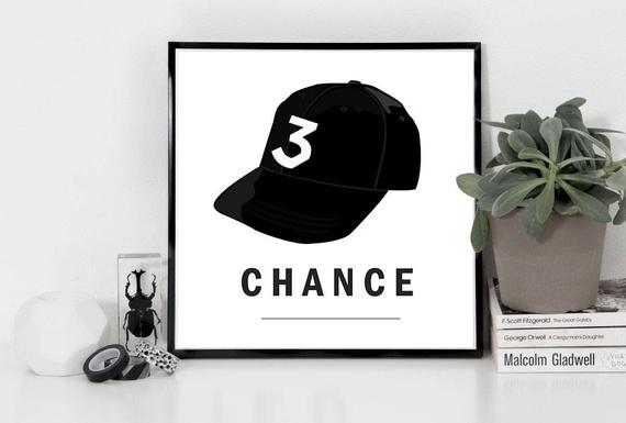 570x385 Chance The Rapper Vector Illustration Printable Downloadable Etsy