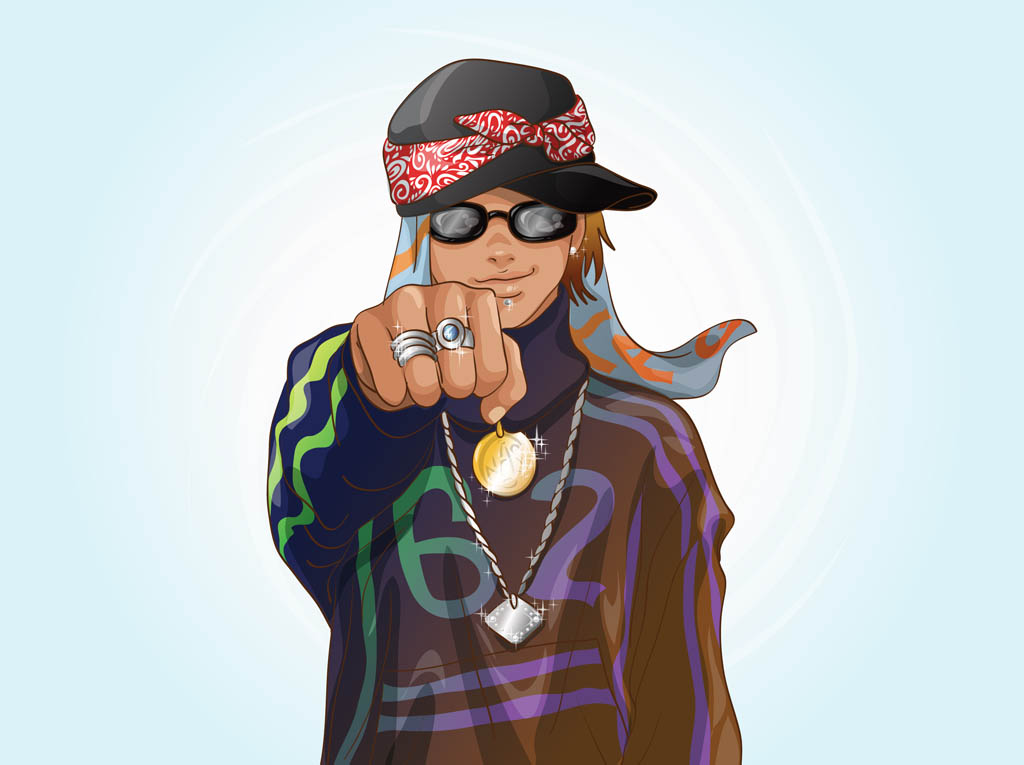 1024x765 Rapper Vector Art Graphics