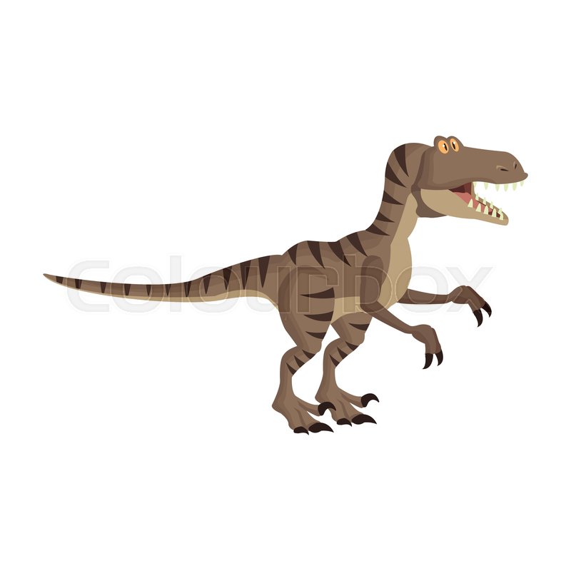 Raptor Dinosaur Cartoon Isolated Stock Vector Colourbox 800x800 Raptor Dinosaur Cartoon Isolated Stock Vector Colourbox