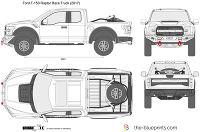 Ford F Raptor Race Truck Vector Drawing 400x264 Ford F Raptor Race Truck Vector Drawing