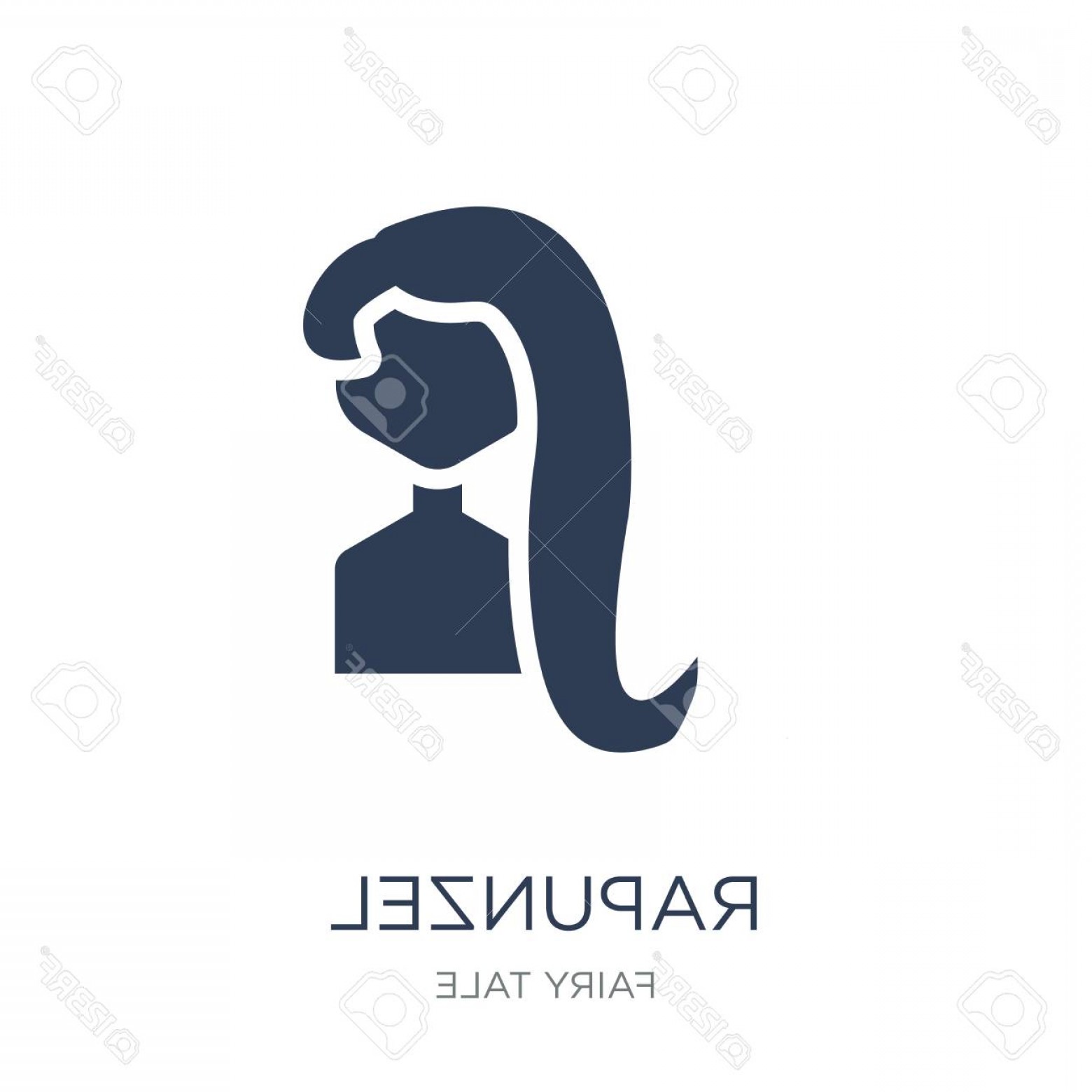 1560x1560 Vector Tangled Rapunzel Hair Lamaison