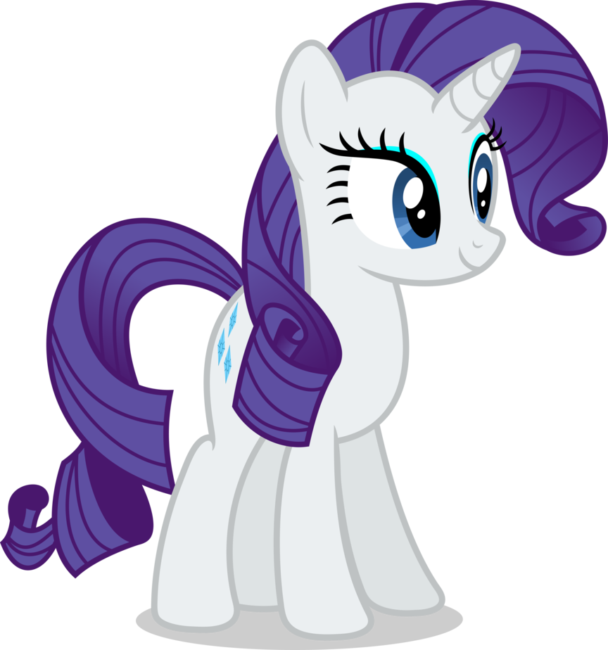 864x924 Mlp Fim Rarity Smile Vector
