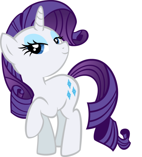 600x660 Mlp Rarity Vector