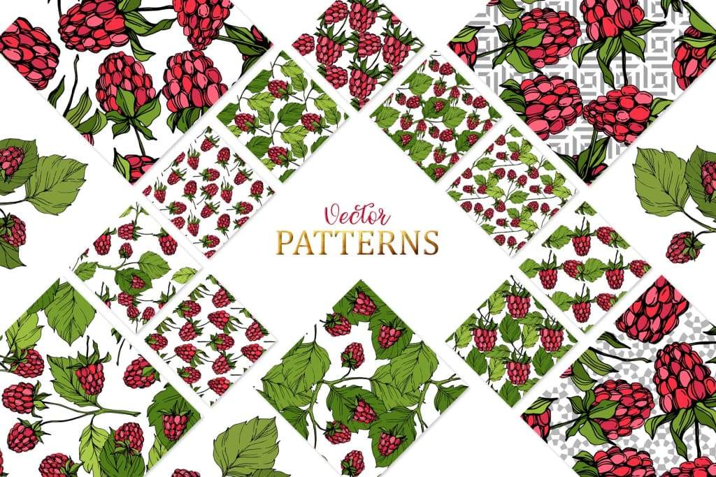 1024x683 Raspberry Vector Collection Watercolorpng