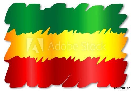 500x344 Rasta Colors Grunge Flag Bandiera Colori Rasta Vector