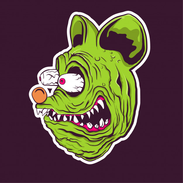 Ratfink Monster Face Vector Premium Download 626x626 Ratfink Monster Face Vector Premium Download