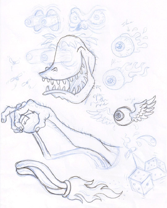 Hot Rod Monster Design Process 540x672 Hot Rod Monster Design Process
