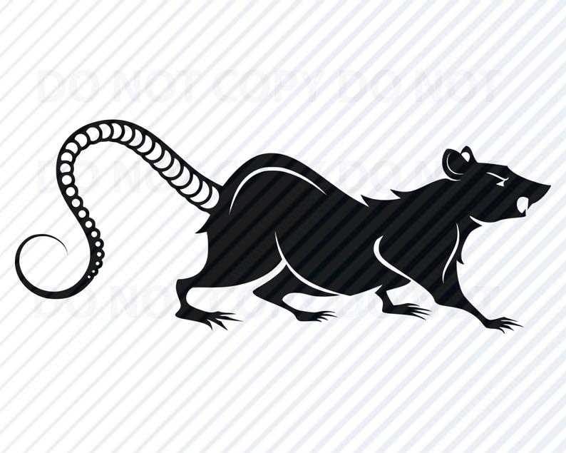 794x635 Rat Clipart Clip Art Silhouette Vector Images Etsy