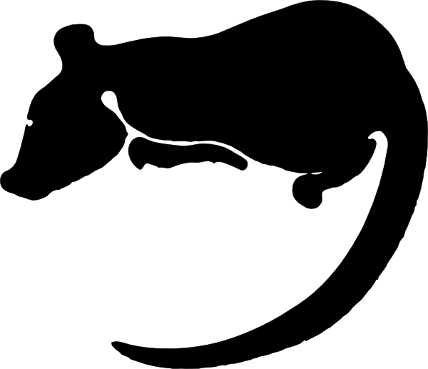 600x517 Rat Silhouette Clip Art