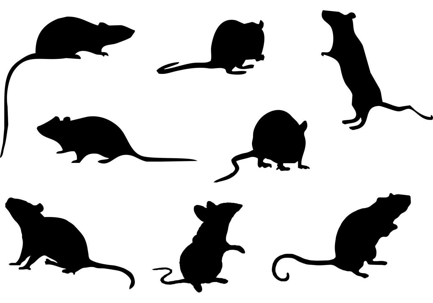 1400x980 Free Mice Silhouette Vector Halloweeen Silhouette Vector