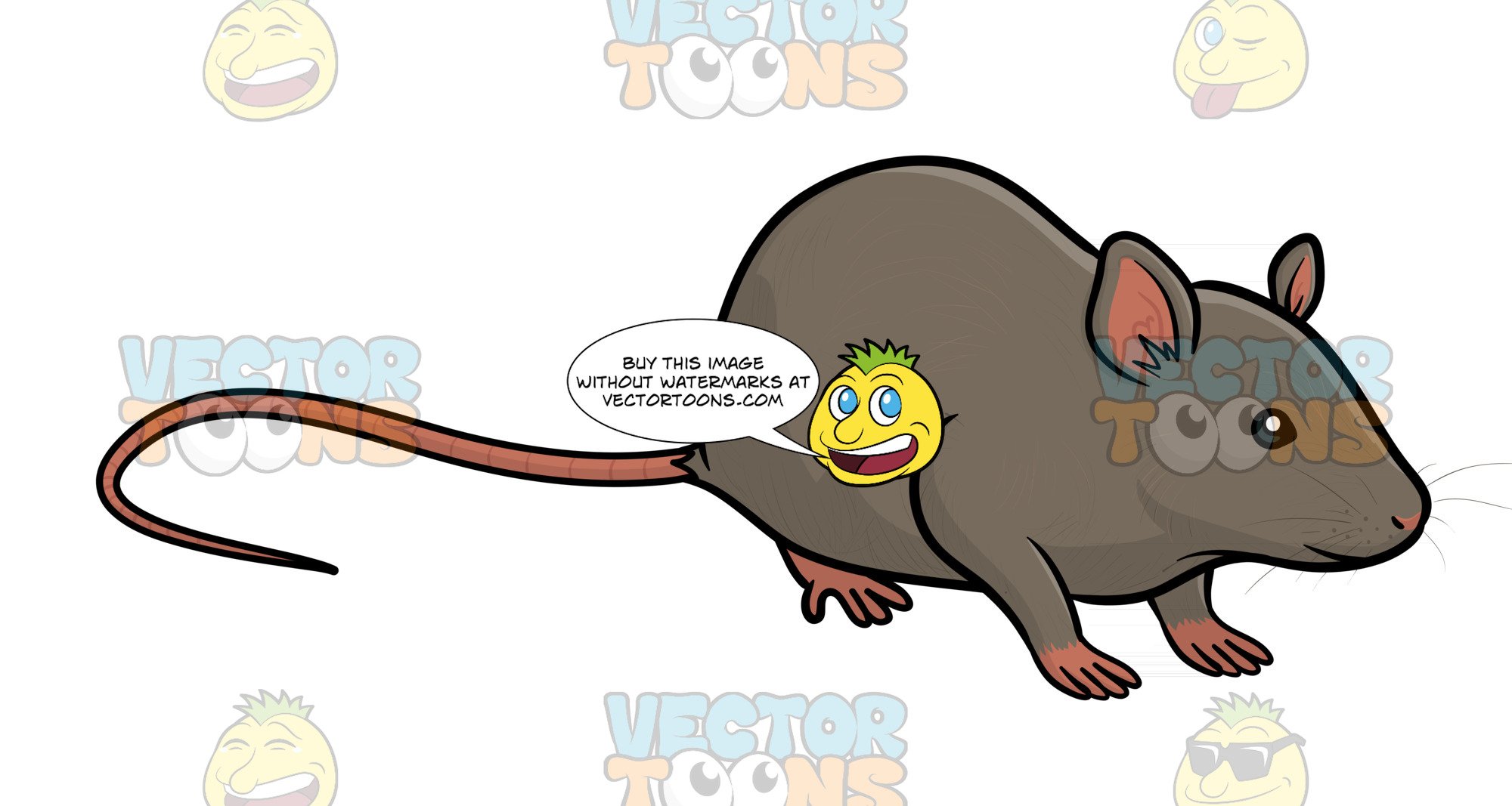 2000x1067 Grey Rat Clipart Cartoons