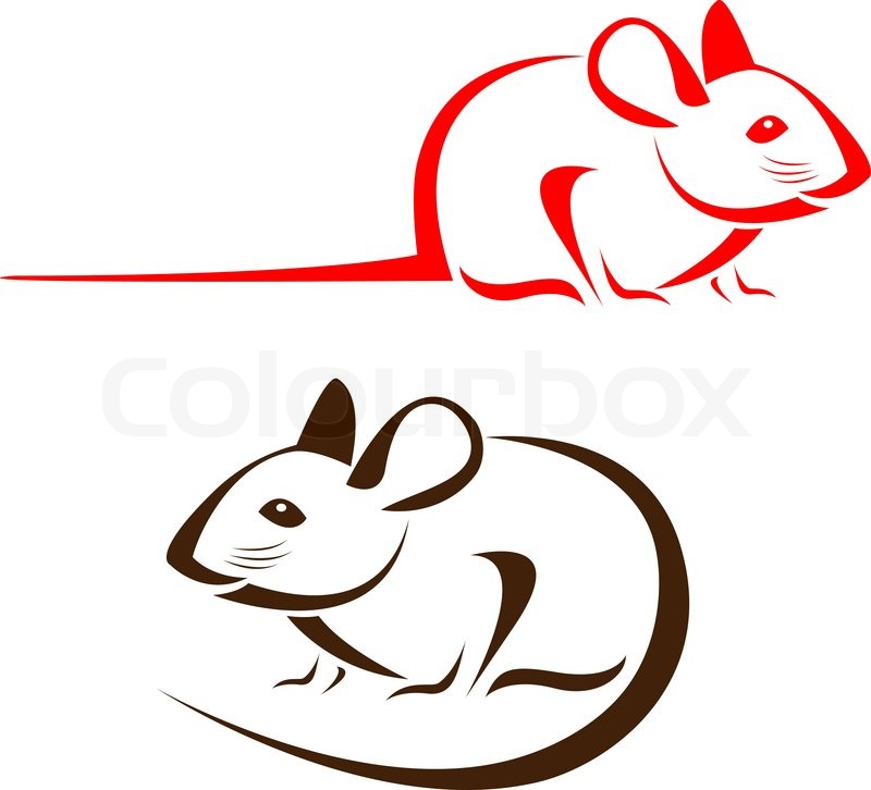 800x726 Vector Image Of An Rat Stock Vector Colourbox