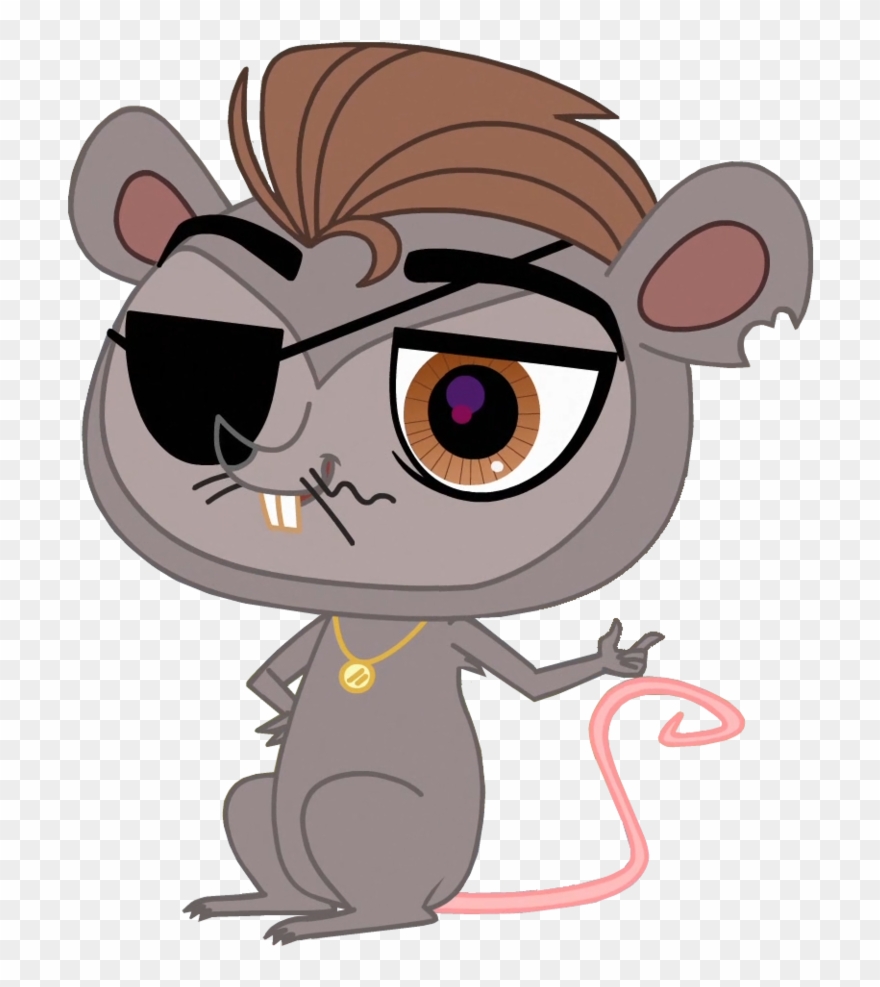 880x987 Clipart Rat Vector
