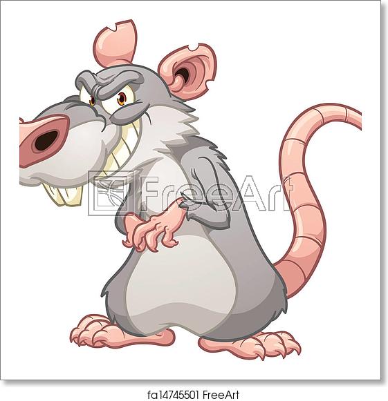 561x581 Free Art Print Of Evil Rat Evil Cartoon Rat Vector Clip Art